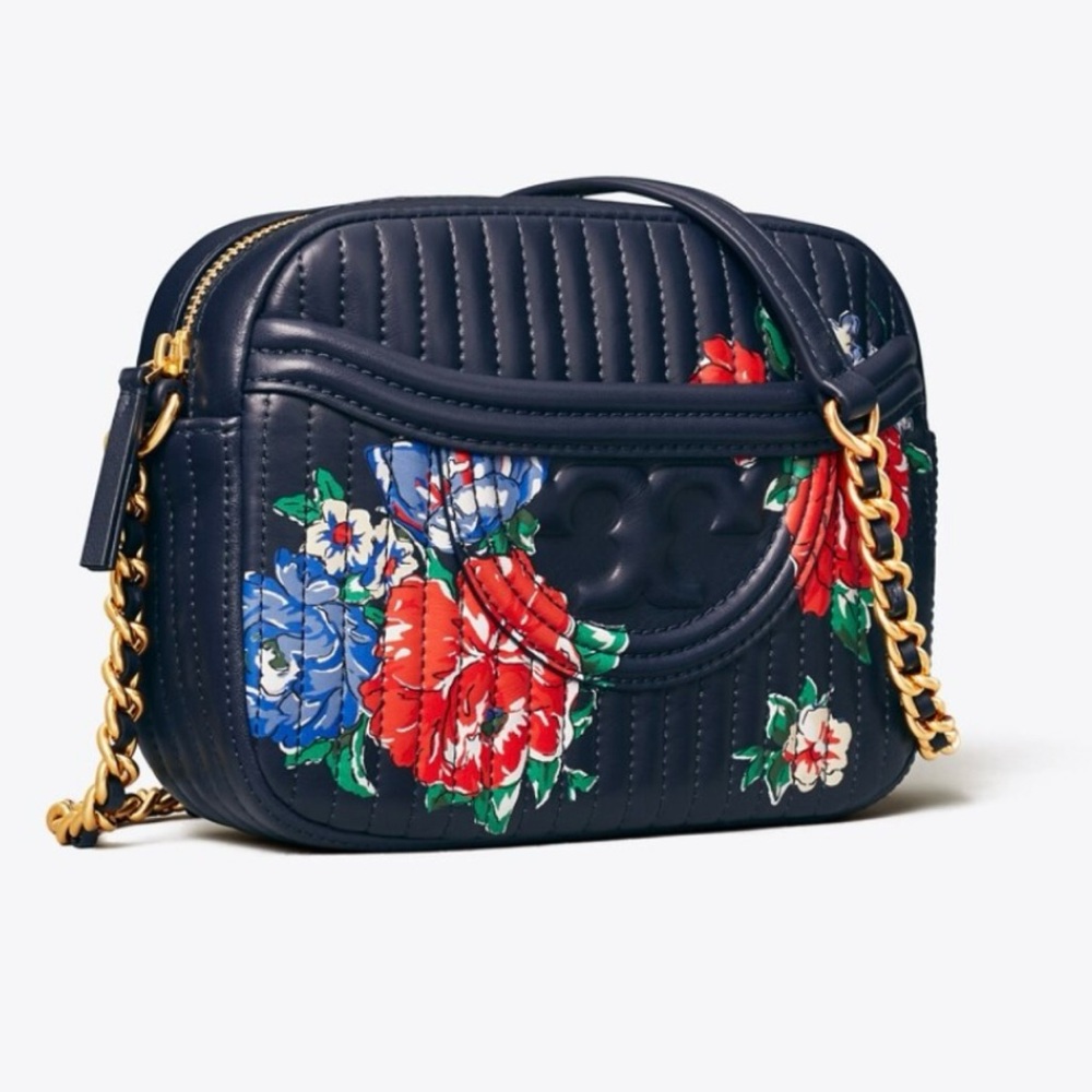 TORY BURCH FLEMING SOFT FLORAL CAMERA BAG